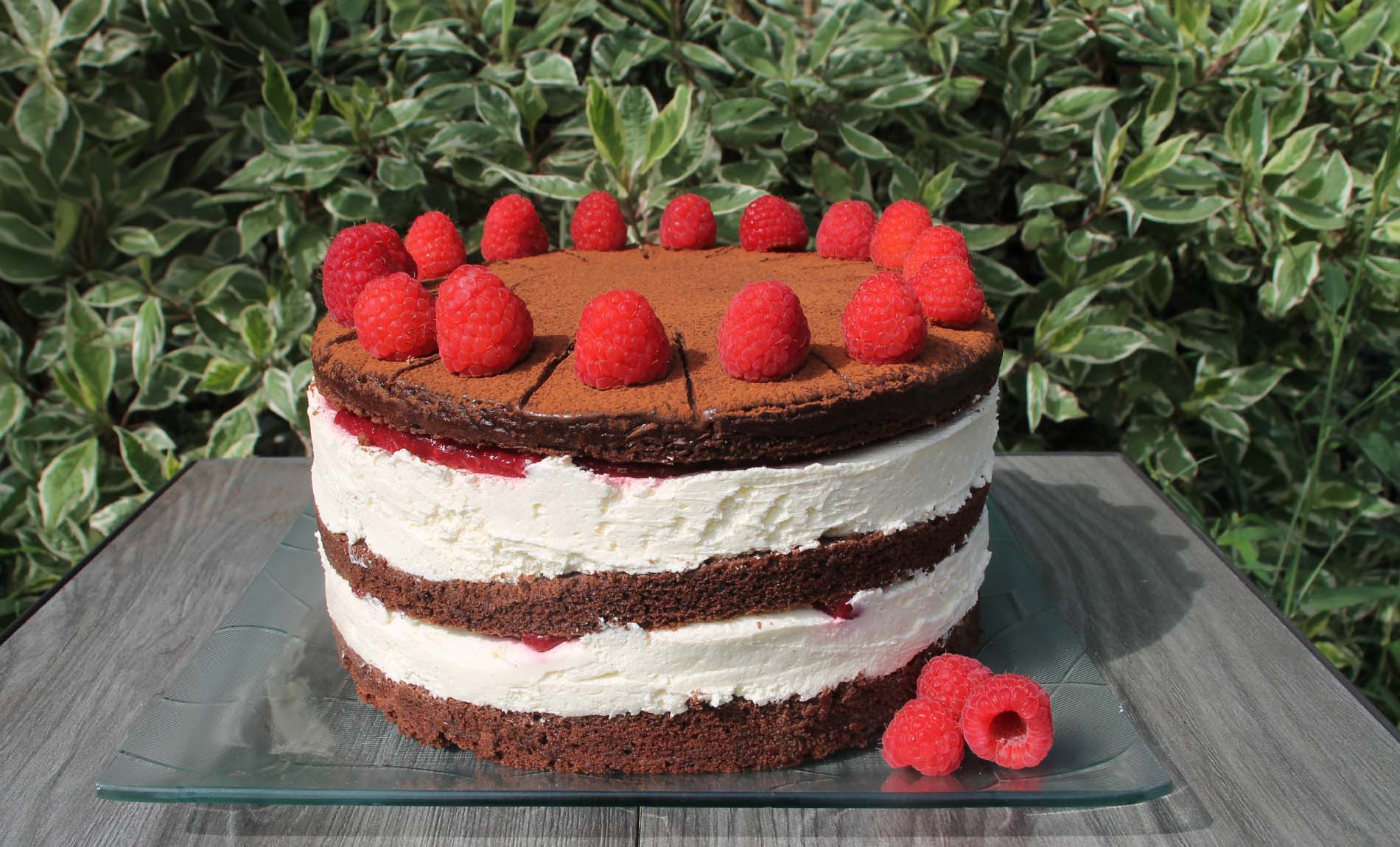 Himbeer-Mascarpone Torte von Vegâteau